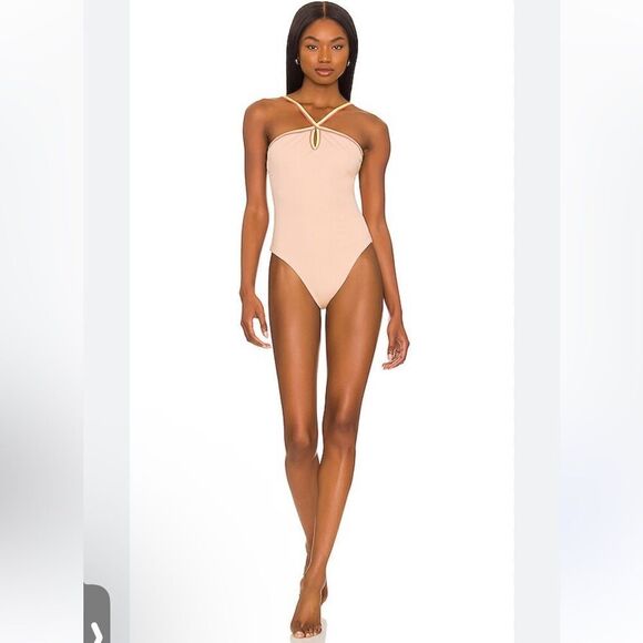 NWT Boamar Revolve Ciana One Piece Swimsuit in Urban Taupe Medium - Picture 8 of 8